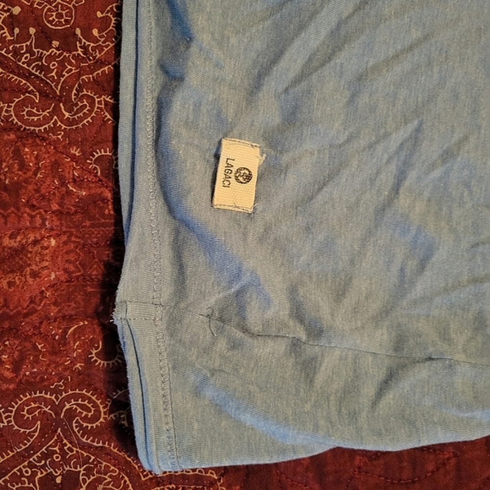 Lagaci light blue tank top, size large. - Picture 5 of 6